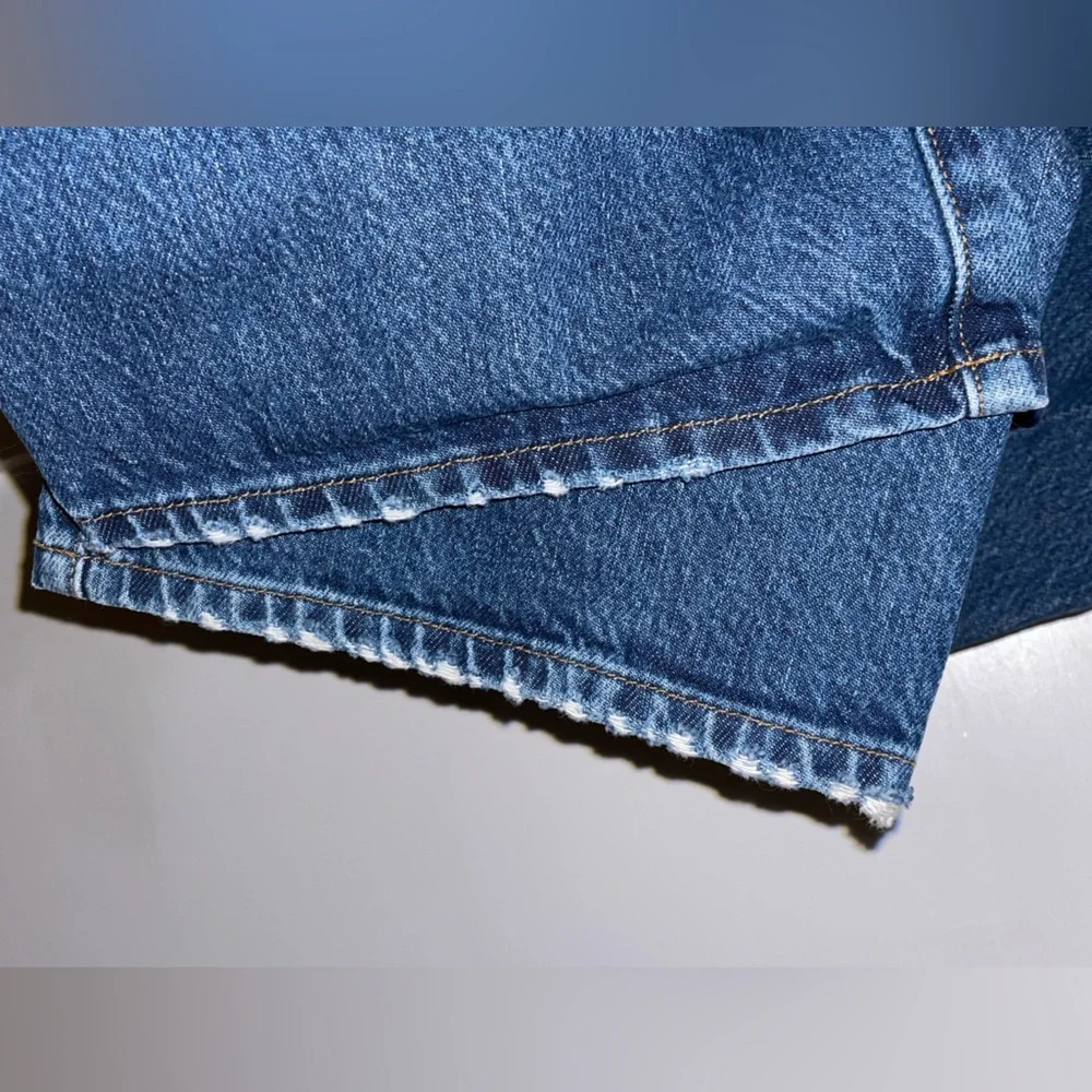 FRAME // Le Jane Crop women’s Straight Leg Blue Denim Jeans - Picture 11 of 16